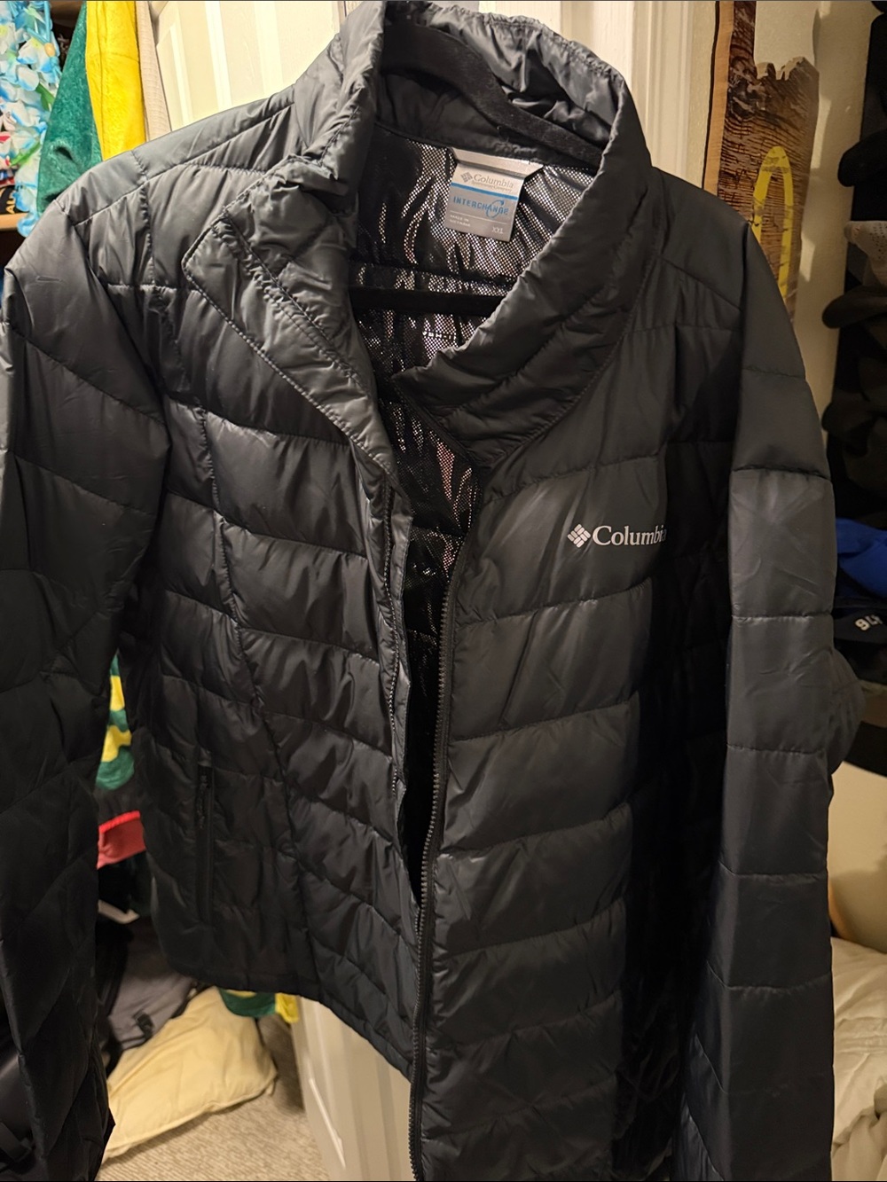Columbia Men’s Black Quilted Packable Puffer Jacket